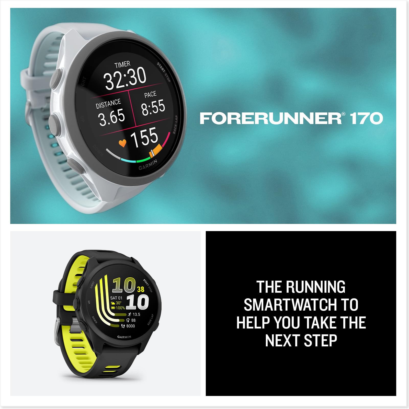 ساعة فوررنر 70 الذكية للجري المزودة بنظام تحديد المواقع العالمي (GPS) ساعة فوررنر 70 الذكية للجري المزودة بنظام تحديد المواقع العالمي (GPS)